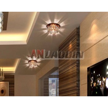 1-3W minimalist Mini Crystal LED ceiling lights