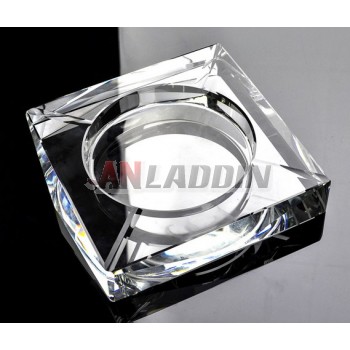 10cm ~ 25cm square K9 crystal ashtray