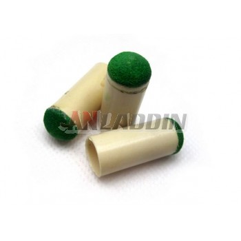 10mm plastic green billiard cue tips
