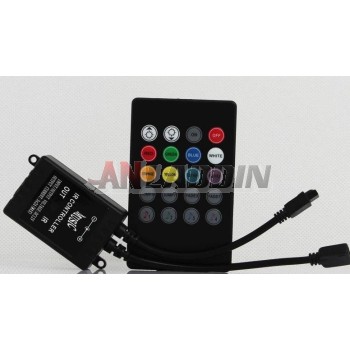 12-24V Colorful Wireless Audio Remote Controller for LED Strip Lights