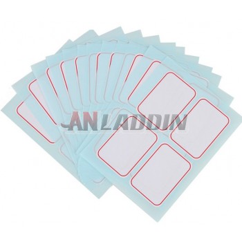 12pcs 3.5 * 5cm self-adhesive labels