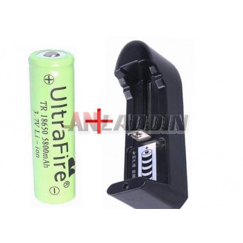18650 3.7V5800 mAh rechargeable lithium battery