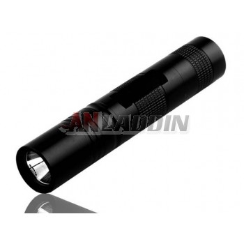 18650 Black Mini LED Flashlight