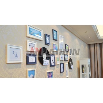 18pcs discography style photo frame combination
