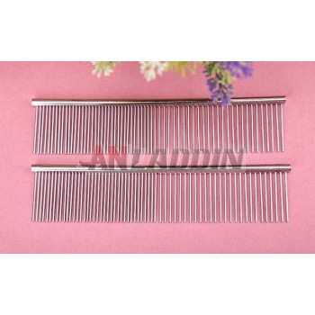 19cm stainless steel pet comb