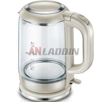1.5L Automatic power-off glass electric kettle