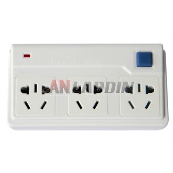 1 to 3 plug adapter with switch