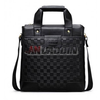 Popular high-end PU leather 2014  men's  business bag & leisure bag