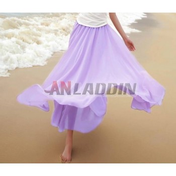 2014 summer new women's large swing long skirt