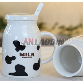 250 ~ 450ml cute ceramic milk mug