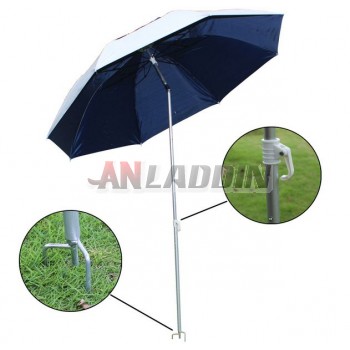 2M 3 sections UV protection fishing umbrella
