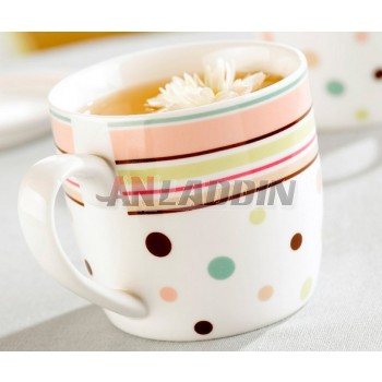 300ml classic stripes ceramic mug