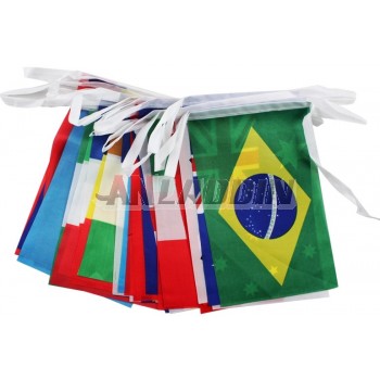 33M 100pcs different countries series flags