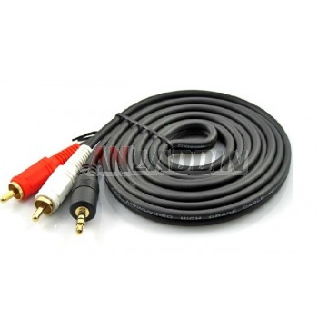 3.5mm audio cable to Dual RCA cord