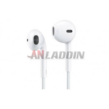 3.5mm stereo Wire Control Earphones with microphone