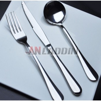 3pcs stainless steel knife and fork cutlery