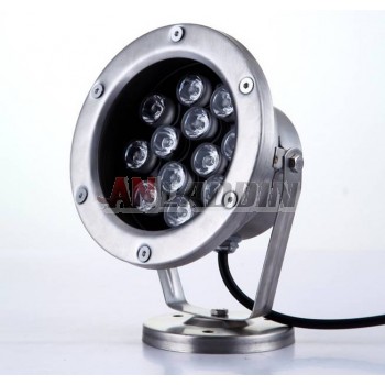3W- 12W 12V stainless steel underwater LED spotlights