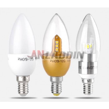 3W E14 SMD Crystal LED candle bulb