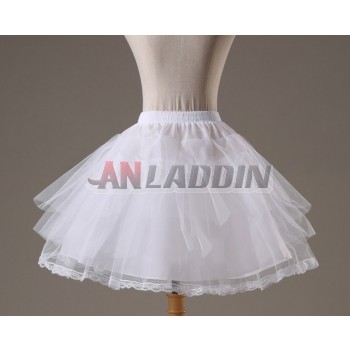 40cm white boneless ballet skirt pannier