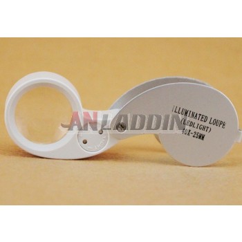 40X Aluminum Folding Mini Magnifier