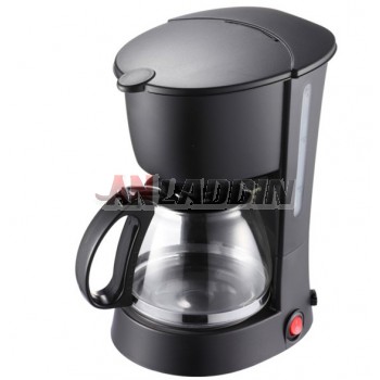 550W 600ml black automatic coffee machine