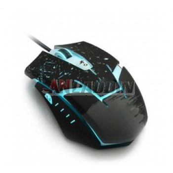 6 programmable buttons wired gaming mouse