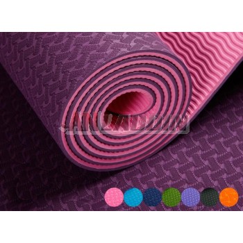 6mm-8mm antiskid TPE Bicolor Yoga Mat