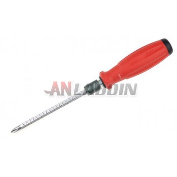 6mm dual purpose screwdriver / retractable straight / Cross screwdriver
