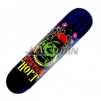 7.5 to 8.125 inches double warping skateboard deck