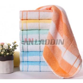 8pcs striped cotton towels