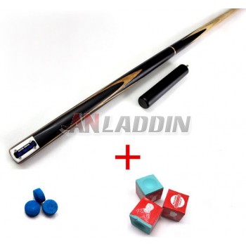 9.8mm Ash wood 3/4 split type billiards cue