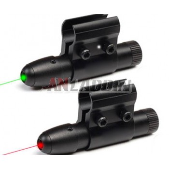 Adjustable Gun Mount Green and Red Laser Sight