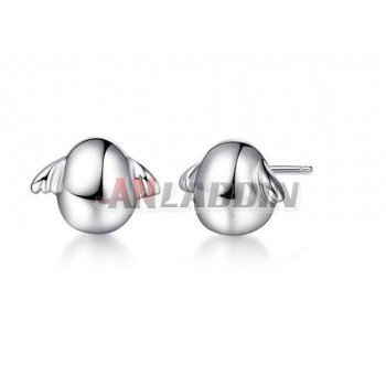 Angel Eggs earrings in sterling silver