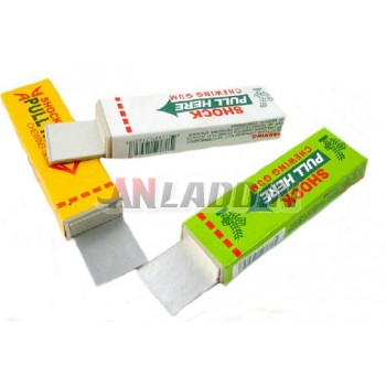 April Fool's Day props electric shock chewing gum