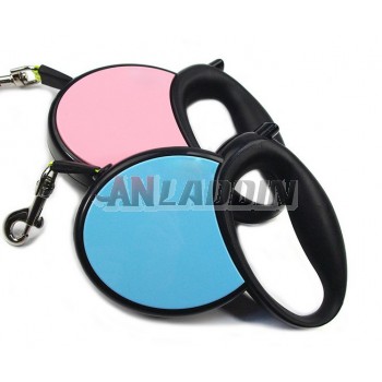 Automatic retractable dog traction rope