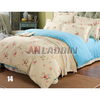 Autumn and winter thicker cotton series 4pcs bedding sheet set