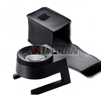 Black 30X 3leds Mini Full Metal Magnifier