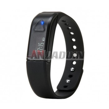 Bluetooth 4.0 3D smart pedometer bracelet