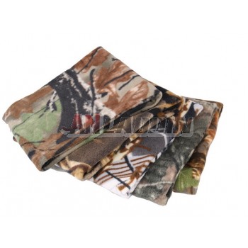 Camouflage thicker fleece windproof scarf