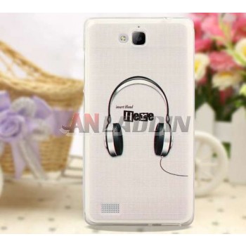 Cartoon Mobile phone protective cover for Huawei honor 3C