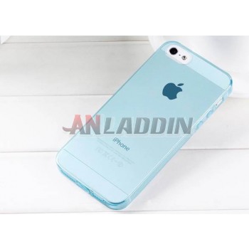 Cell phone ultrathin transparent protective case for iphone 5 / 5s