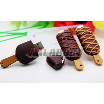 Chocolate ice cream USB flash drive