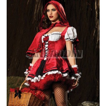 Christmas & Halloween cosplay little red dress