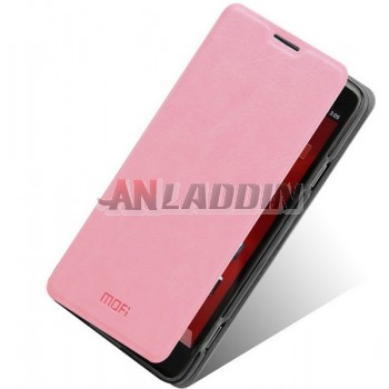 Clamshell leather case for ZTE nubia Z5S nx503A