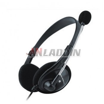 Classic Computer Headset Headphone with Microphone