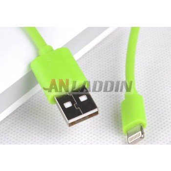 Color data cable for iphone5S ipad4 mini