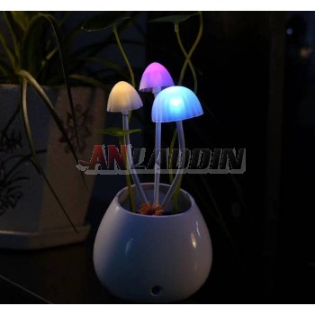 Colorful mushrooms light control LED Night Light