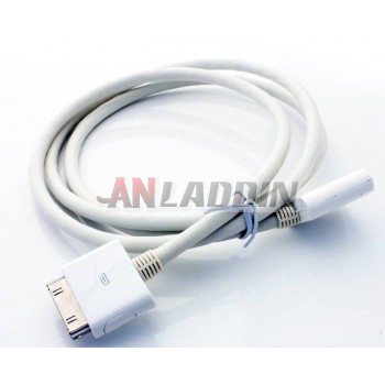 Data extension cable for iPhone 4S iPad 2 3