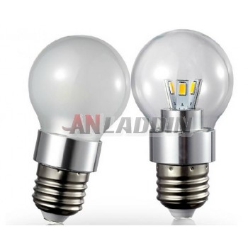 Dimmable 3-5W E27 SMD LED ball bulbs