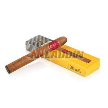 Disposable cigar style electronic cigarette